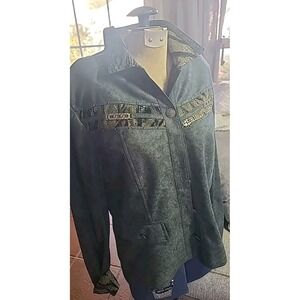 City‎ Girl by Nancy Bolen women's 3 pcs pantsuit-Belt, Blazer, Pants Size 12 Vtg